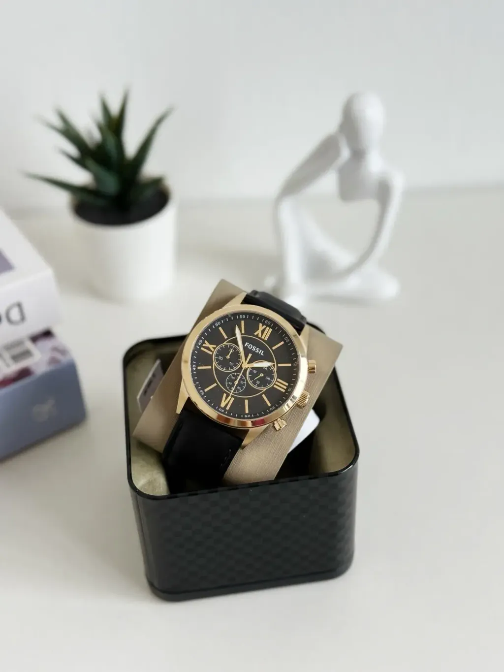 JuzBeauty_JuzBeautyMalaysia_JuzPretty_Authentic_Kbeauty_Malaysia_Skin_Care_Cosmetics_Jbeauty_Health_Care_korean_streetwear_US_Luxury_FOSSIL BQ2823 48mm Flynn Chronograph Black Leather Watch 男款手表8