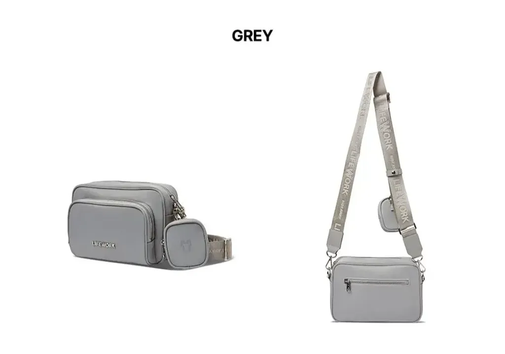 JuzBeauty-JuzBeautyMalaysia-JuzPretty-Authentic-Kbeauty-Malaysia-Skin-Care-Cosmetics-Jbeauty-Health-Care-korean-streetwear-LIFEWORK LW255BG408 Metal Logo Camera Bag 相机包6