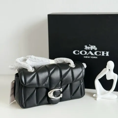 JuzBeauty_JuzBeautyMalaysia_JuzPretty_Authentic_Kbeauty_Malaysia_Skin_Care_Cosmetics_Jbeauty_Health_Care_korean_streetwear_US_Luxury_COACH CP149 Tabby Shoulder Bag 20 With Pillow Quilting In Black 单肩包8