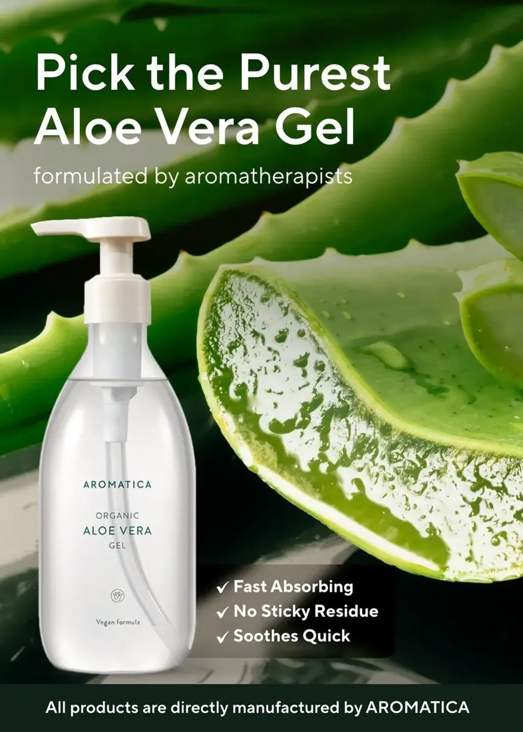 JuzBeauty-JuzBeautyMalaysia-JuzPretty-Authentic-Kbeauty-Malaysia-Skin-Care-Cosmetics-Jbeauty-Health-Care-korean-streetwear-AROMATICA Soothing Aloe Vera Gel 芦荟胶13