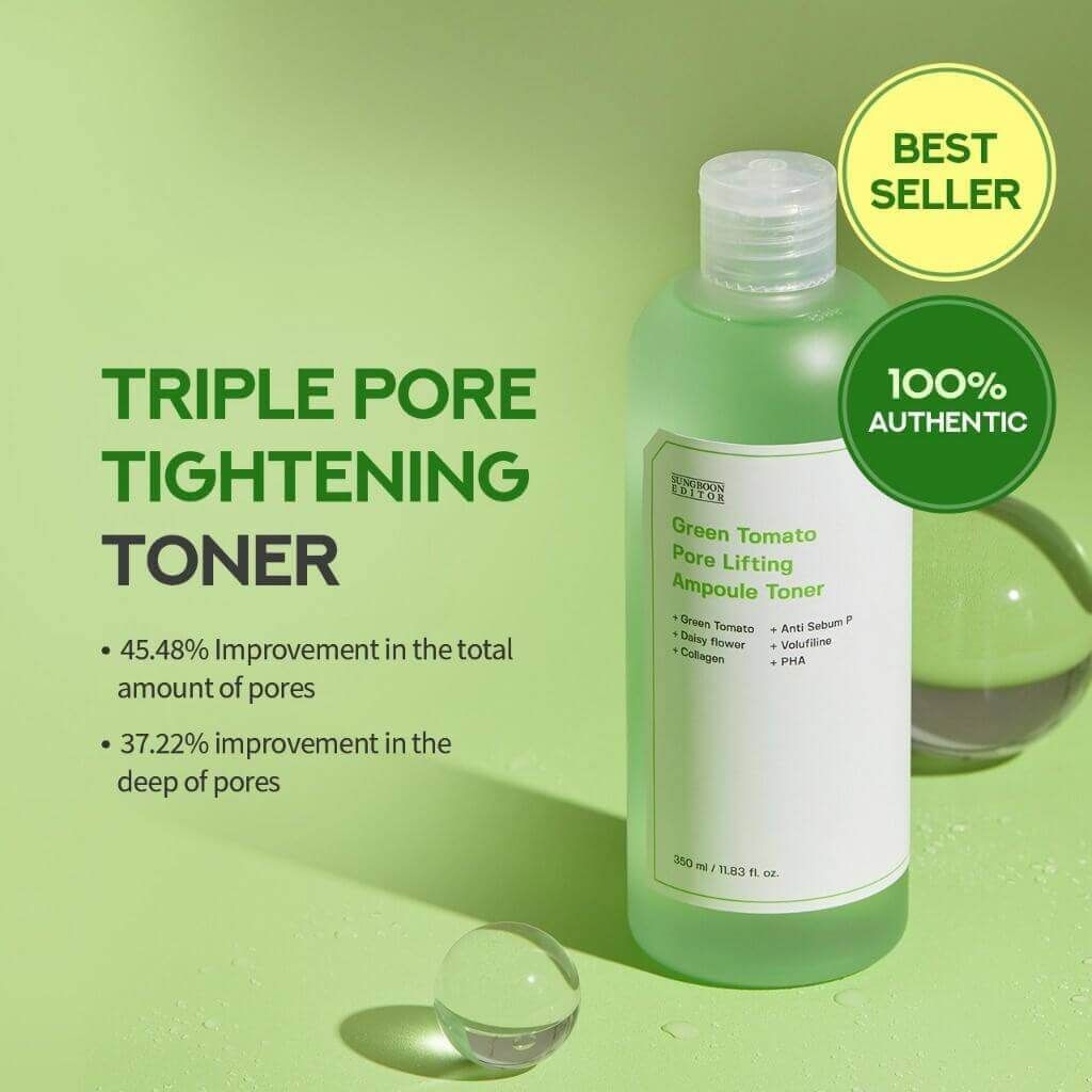 JuzBeauty-JuzBeautyMalaysia-JuzPretty-Authentic-Kbeauty-Malaysia-Skin-Care-Cosmetics-Jbeauty-Health-Care-korean-streetwear-Olive Young SUNGBOON EDITOR Green Tomato Pore Lifting Ampoule Toner 绿番茄零毛孔紧致爽肤水11