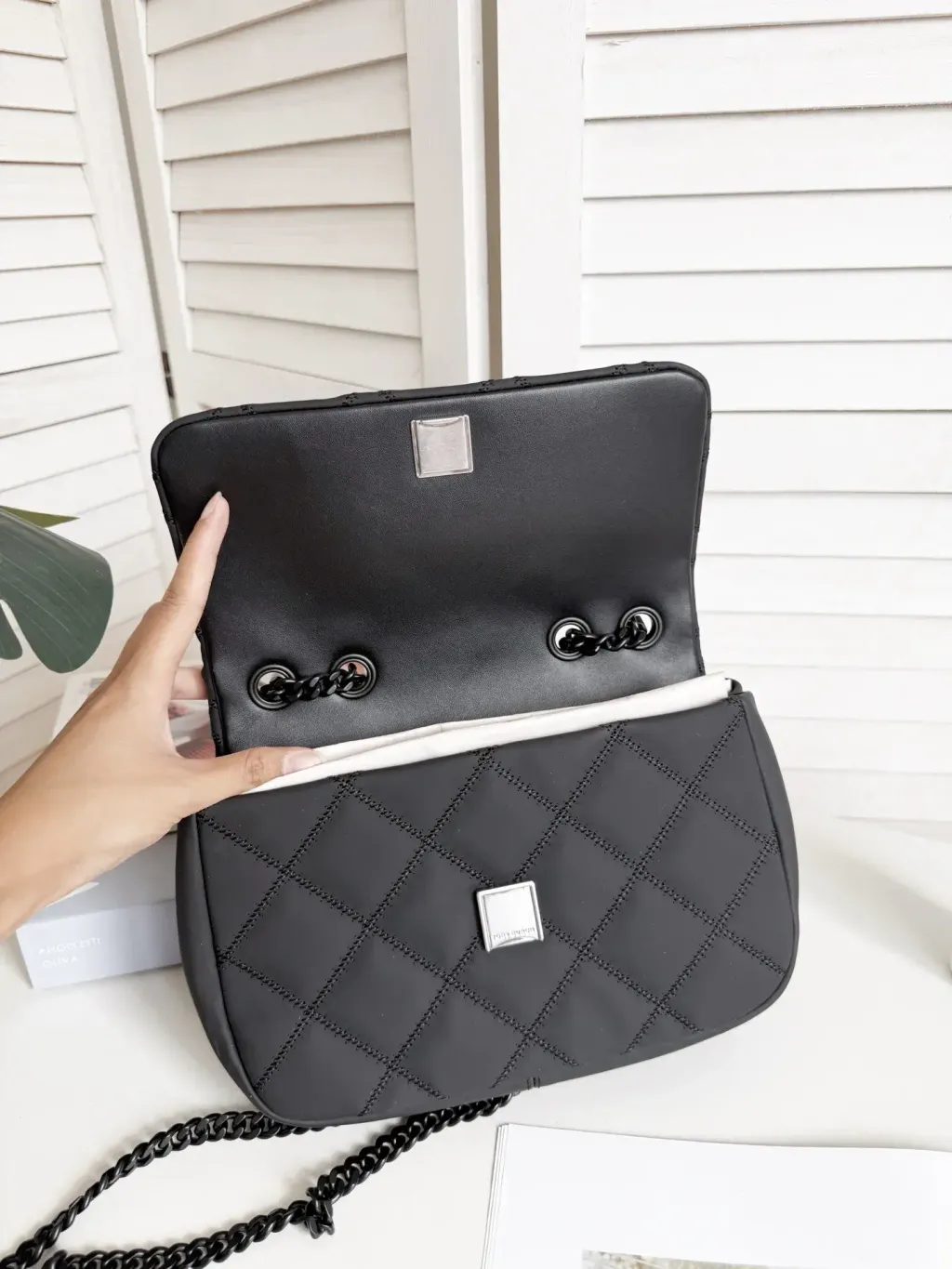 TORY BURCH 149682 Willa Matte Black Small Shoulder Bag 单肩包5
