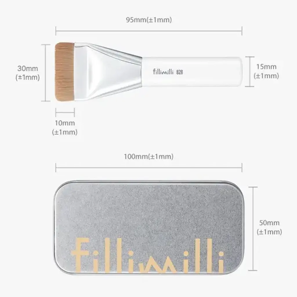 JuzBeauty-JuzBeautyMalaysia-JuzPretty-Authentic-Kbeauty-Malaysia-Skin-Care-Cosmetics-Jbeauty-Health-Care-korean-streetwear-Fillimilli 828 Mini Spatula Brush 一字刮刀型粉底扫4