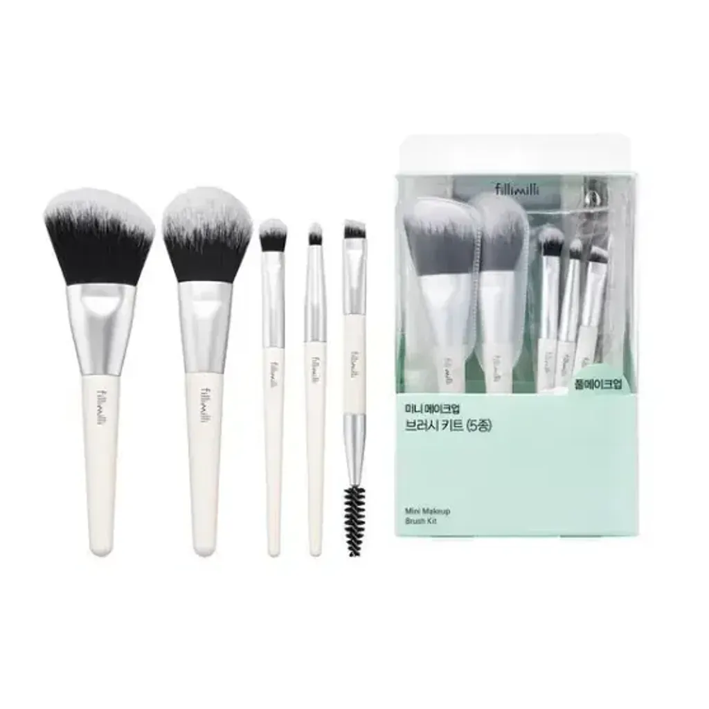 JuzBeauty-JuzBeautyMalaysia-JuzPretty-Authentic-Kbeauty-Malaysia-Skin-Care-Cosmetics-Jbeauty-Health-Care-korean-streetwear-fillimilli Mini Makeup Brush Kit 迷你化妆扫五件套1