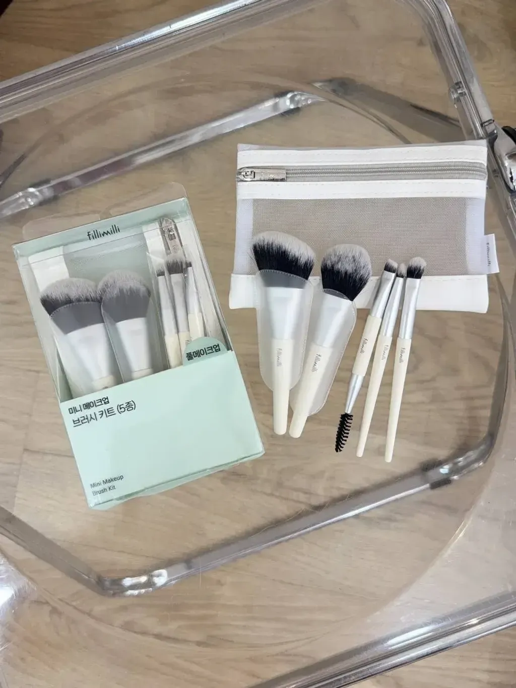 JuzBeauty-JuzBeautyMalaysia-JuzPretty-Authentic-Kbeauty-Malaysia-Skin-Care-Cosmetics-Jbeauty-Health-Care-korean-streetwear-fillimilli Mini Makeup Brush Kit 迷你化妆扫五件套5