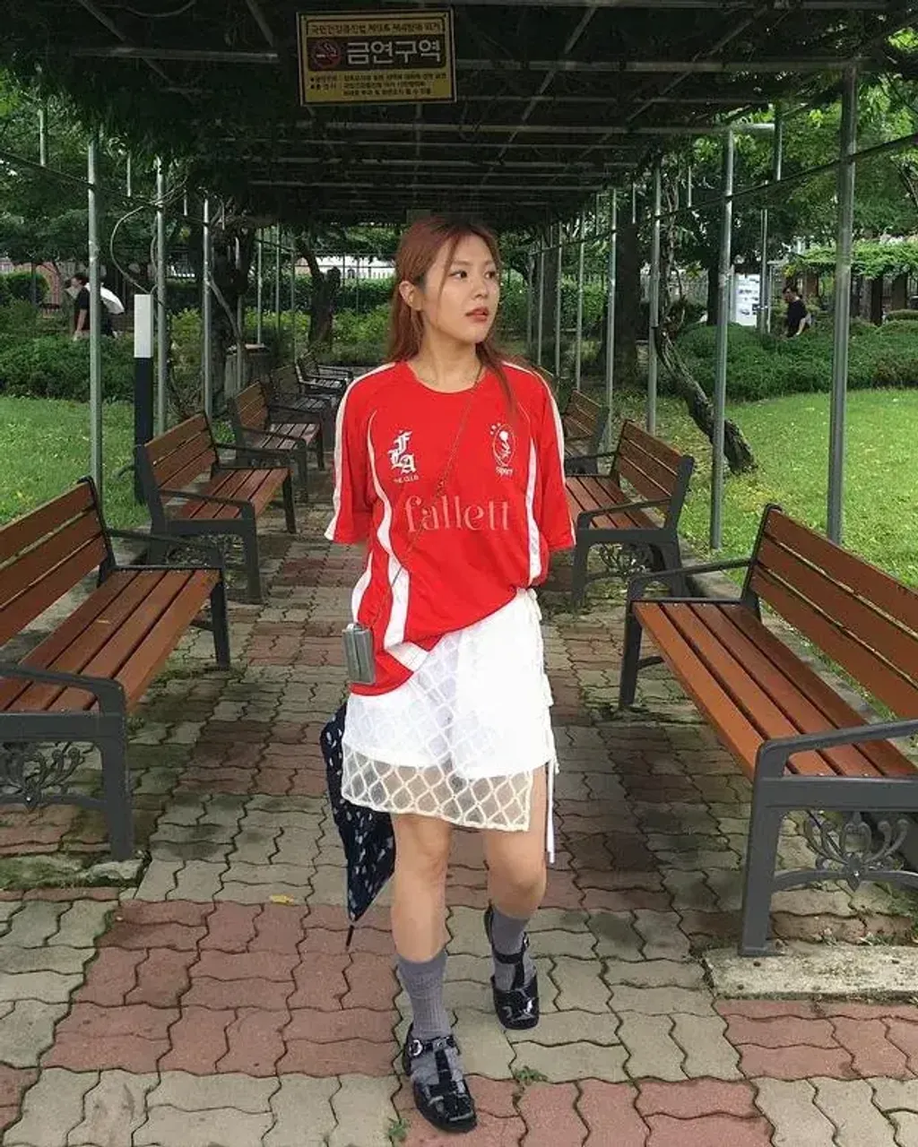 JuzBeauty-JuzBeautyMalaysia-JuzPretty-Authentic-Kbeauty-Malaysia-Skin-Care-Cosmetics-Jbeauty-Health-Care-korean-streetwear-FALLETT Sports Club Football Jersey 足球衣30