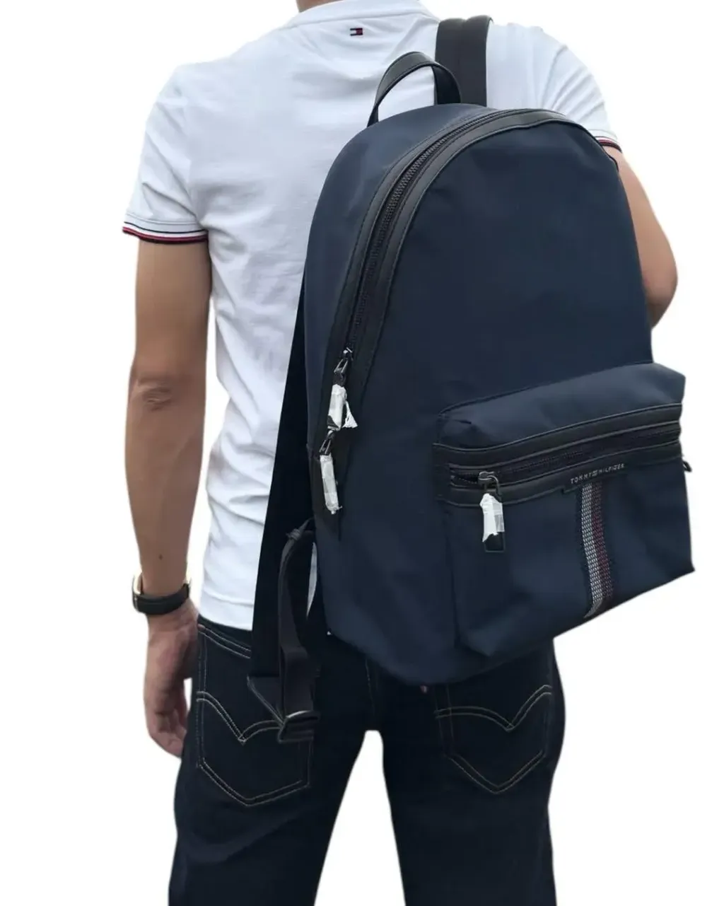 JuzBeauty_JuzBeautyMalaysia_JuzPretty_Authentic_Kbeauty_Malaysia_Skin_Care_Cosmetics_Jbeauty_Health_Care_korean_streetwear_US_Luxury_TOMMY HILFIGER MY92236498 Nylon Backpack In Navy 背包6
