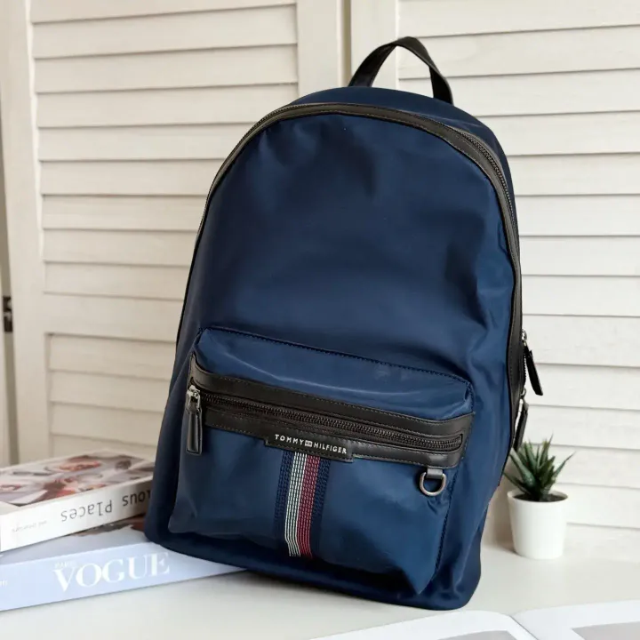 JuzBeauty_JuzBeautyMalaysia_JuzPretty_Authentic_Kbeauty_Malaysia_Skin_Care_Cosmetics_Jbeauty_Health_Care_korean_streetwear_US_Luxury_TOMMY HILFIGER MY92236498 Nylon Backpack In Navy 背包10