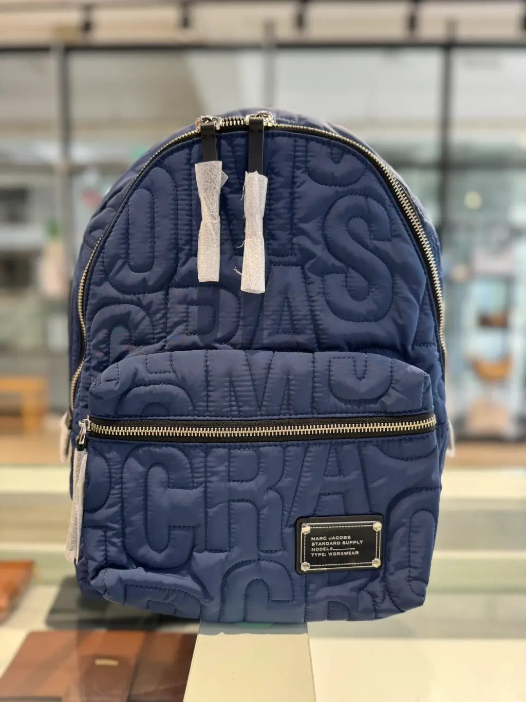JuzBeauty_JuzBeautyMalaysia_JuzPretty_Authentic_Kbeauty_Malaysia_Skin_Care_Cosmetics_Jbeauty_Health_Care_korean_streetwear_US_Luxury_MARC JACOBS 4S4HBP002H02 Mini Nylon Quilted Backpack In Azure Blue 背包6