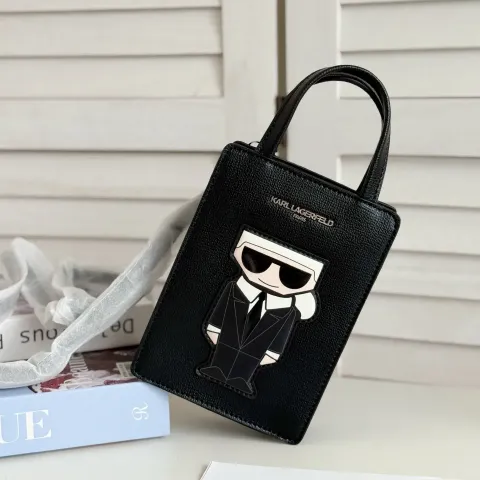 JuzBeauty_JuzBeautyMalaysia_JuzPretty_Authentic_Kbeauty_Malaysia_Skin_Care_Cosmetics_Jbeauty_Health_Care_korean_streetwear_US_Luxury_KARL LAGERFELD LH0EU1BK Paris Maybelle Phone Crossbody Bag In Black 琴谱包 9