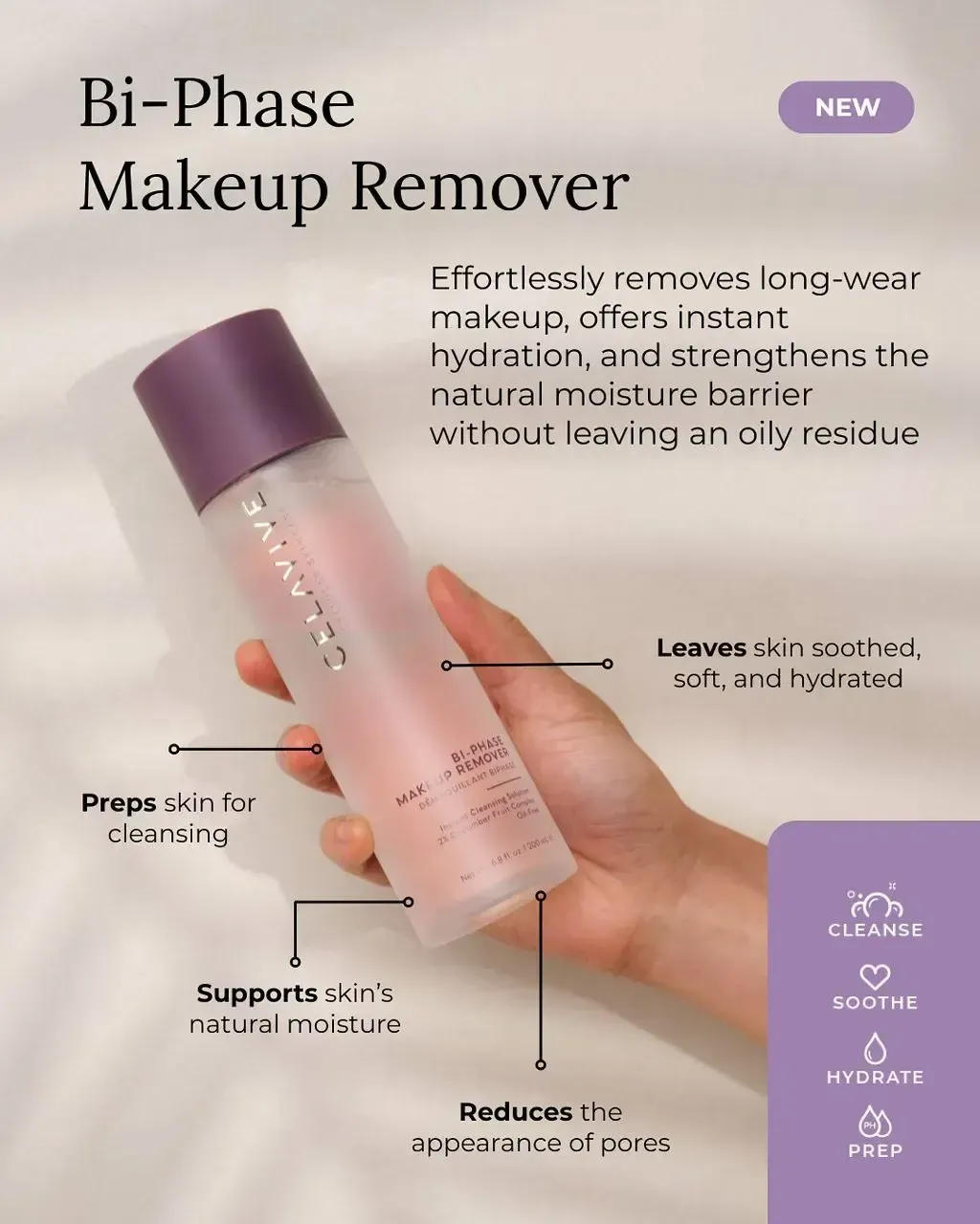 JuzBeauty-JuzBeautyMalaysia-JuzPretty-Authentic-Kbeauty-Malaysia-Skin-Care-Cosmetics-Jbeauty-Health-Care-korean-streetwear-CELAVIVE Bi-Phase Makeup Remover 深层滋养卸妆液2