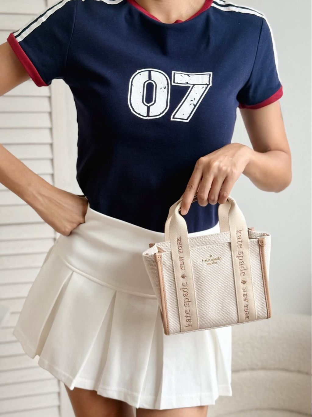 JuzBeauty_JuzBeautyMalaysia_JuzPretty_Authentic_Kbeauty_Malaysia_Skin_Care_Cosmetics_Jbeauty_Health_Care_korean_streetwear_US_Luxury_KATE SPADE KL062 Kip Canvas Mini Tote In Light Fawn 托特包3