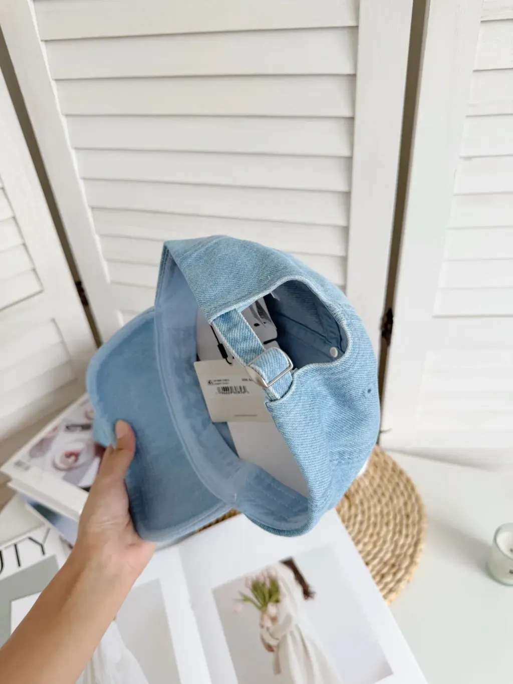 JuzBeauty_JuzBeautyMalaysia_JuzPretty_Authentic_Kbeauty_Malaysia_Skin_Care_Cosmetics_Jbeauty_Health_Care_korean_streetwear_US_Luxury_CALVIN KLEIN SP40616853 Baseball Cap In Denim 棒球帽2