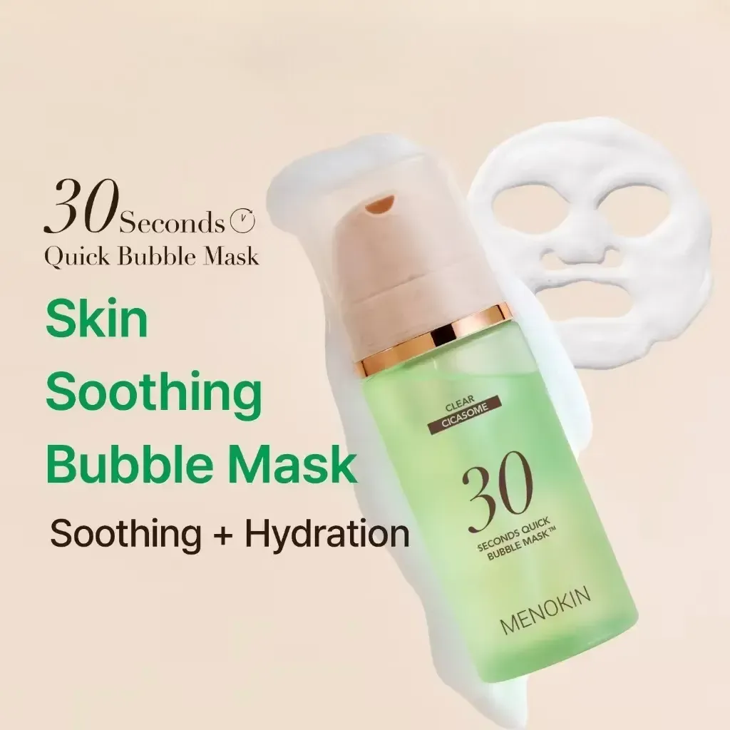 JuzBeauty-JuzBeautyMalaysia-JuzPretty-Authentic-Kbeauty-Malaysia-Skin-Care-Cosmetics-Jbeauty-Health-Care-korean-streetwear-MENOKIN 30 Seconds Quick Bubble Mask 30秒免洗泡泡面膜5