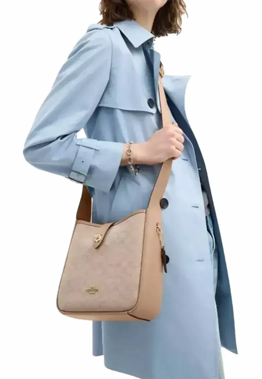 JuzBeauty_JuzBeautyMalaysia_JuzPretty_Authentic_Kbeauty_Malaysia_Skin_Care_Cosmetics_Jbeauty_Health_Care_korean_streetwear_US_Luxury_COACH CAK50 Hadley Convertible Crossbody Bag With Signature Canvas In Dark Natural Multi 斜挎包6