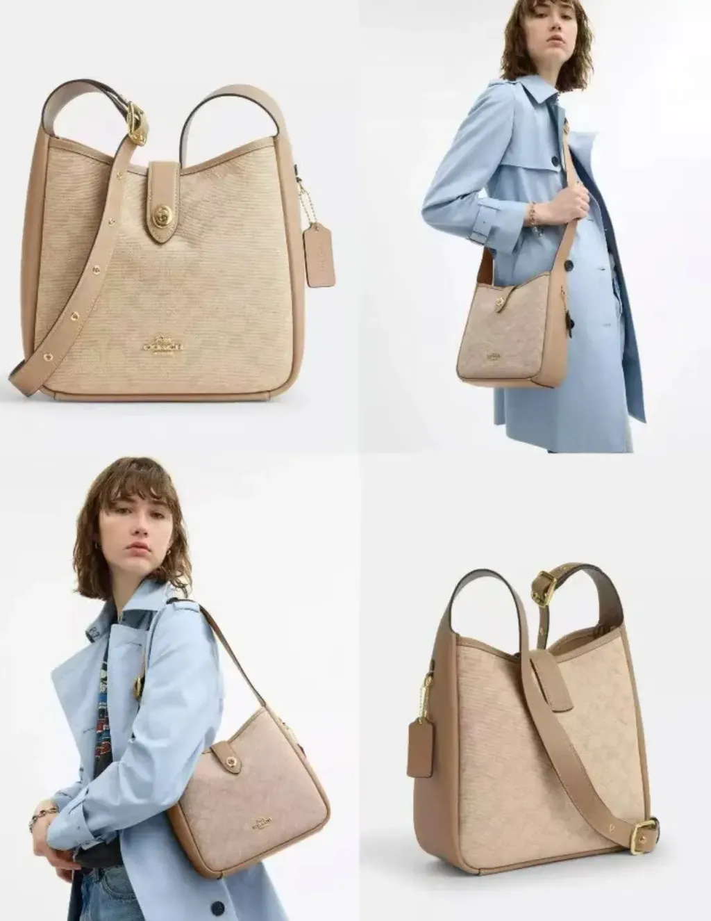 JuzBeauty_JuzBeautyMalaysia_JuzPretty_Authentic_Kbeauty_Malaysia_Skin_Care_Cosmetics_Jbeauty_Health_Care_korean_streetwear_US_Luxury_COACH CAK50 Hadley Convertible Crossbody Bag With Signature Canvas In Dark Natural Multi 斜挎包5