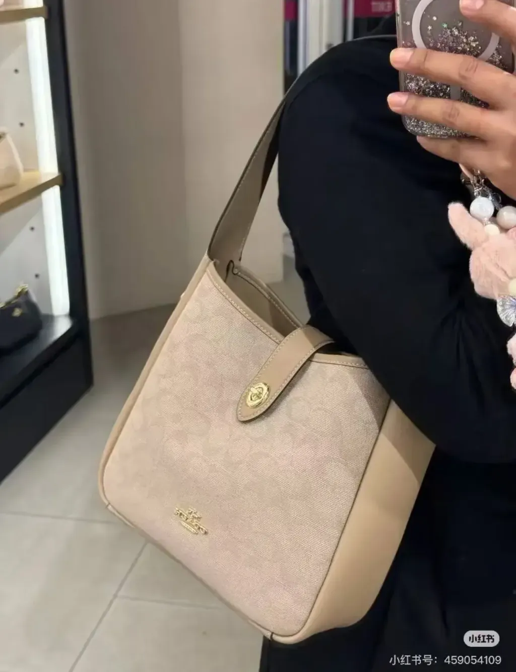 JuzBeauty_JuzBeautyMalaysia_JuzPretty_Authentic_Kbeauty_Malaysia_Skin_Care_Cosmetics_Jbeauty_Health_Care_korean_streetwear_US_Luxury_COACH CAK50 Hadley Convertible Crossbody Bag With Signature Canvas In Dark Natural Multi 斜挎包7