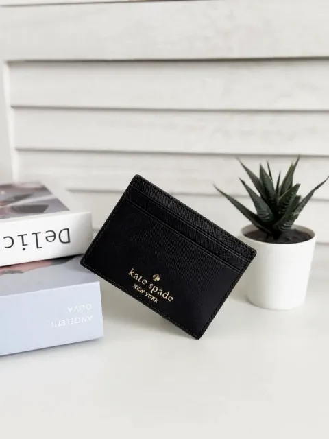 JuzBeauty_JuzBeautyMalaysia_JuzPretty_Authentic_Kbeauty_Malaysia_Skin_Care_Cosmetics_Jbeauty_Health_Care_korean_streetwear_US_Luxury_KATE SPADE KI368 Madison Small Slim Card Holder In Black 女款卡包4