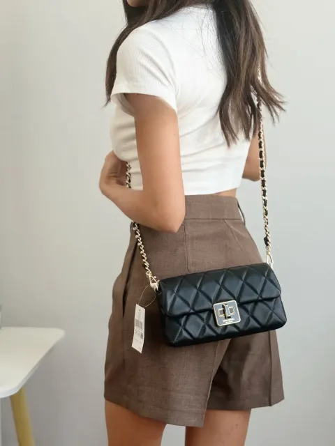 JuzBeauty_JuzBeautyMalaysia_JuzPretty_Authentic_Kbeauty_Malaysia_Skin_Care_Cosmetics_Jbeauty_Health_Care_korean_streetwear_US_Luxury_KATE SPADE KM531 Carey Quilted Mini Crossbody In Black 斜挎包2