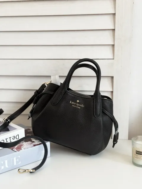 JuzBeauty_JuzBeautyMalaysia_JuzPretty_Authentic_Kbeauty_Malaysia_Skin_Care_Cosmetics_Jbeauty_Health_Care_korean_streetwear_US_Luxury_KATE SPADE KL859 Dumpling Mini Satchel Bag in Black 饺子包6