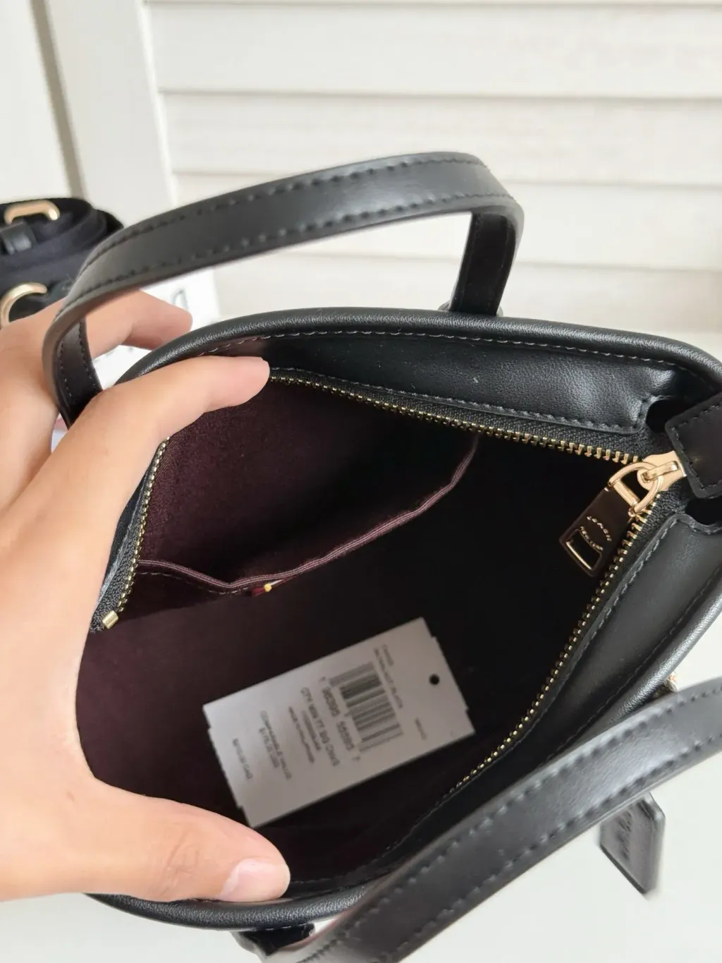 JuzBeauty_JuzBeautyMalaysia_JuzPretty_Authentic_Kbeauty_Malaysia_Skin_Care_Cosmetics_Jbeauty_Health_Care_korean_streetwear_US_Luxury_COACH CW032 City Mini Tote Bag In Signature Canvas Walnut:Black 托特包8