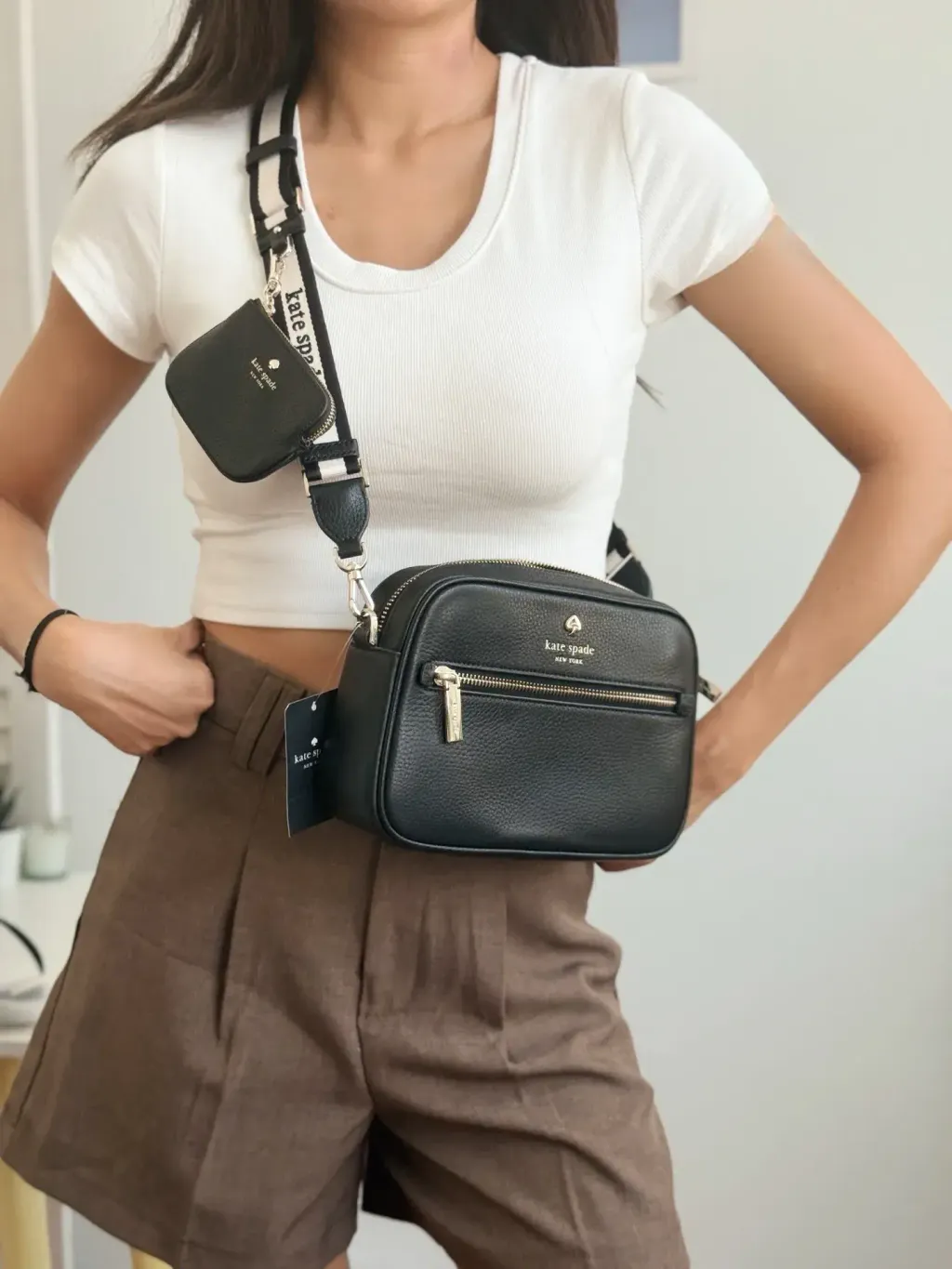 JuzBeauty_JuzBeautyMalaysia_JuzPretty_Authentic_Kbeauty_Malaysia_Skin_Care_Cosmetics_Jbeauty_Health_Care_korean_streetwear_US_Luxury_KATE SPADE KK072 Emma Camera Bag In Black 相机包1