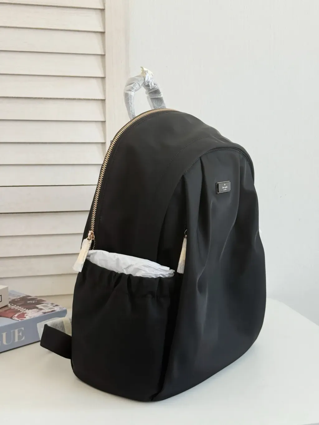 JuzBeauty_JuzBeautyMalaysia_JuzPretty_Authentic_Kbeauty_Malaysia_Skin_Care_Cosmetics_Jbeauty_Health_Care_korean_streetwear_US_Luxury_KATE SPADE KL962 Carter Nylon Large Backpack In Black 背包7