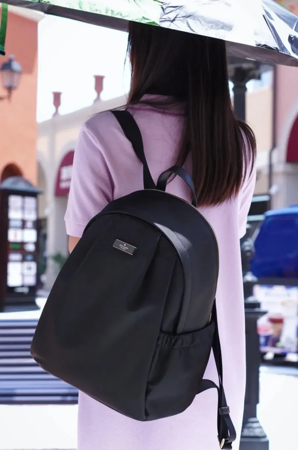JuzBeauty_JuzBeautyMalaysia_JuzPretty_Authentic_Kbeauty_Malaysia_Skin_Care_Cosmetics_Jbeauty_Health_Care_korean_streetwear_US_Luxury_KATE SPADE KL962 Carter Nylon Large Backpack In Black 背包9