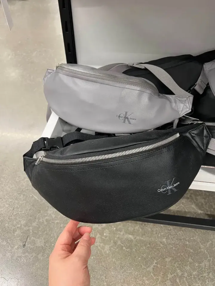 JuzBeauty_JuzBeautyMalaysia_JuzPretty_Authentic_Kbeauty_Malaysia_Skin_Care_Cosmetics_Jbeauty_Health_Care_korean_streetwear_US_Luxury_CALVIN KLEIN SP40616996 PU Belt Bag In Black 男款胸包2