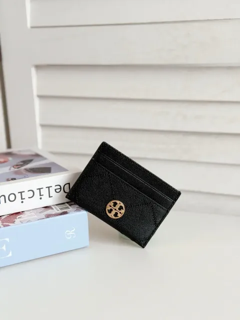 JuzBeauty_JuzBeautyMalaysia_JuzPretty_Authentic_Kbeauty_Malaysia_Skin_Care_Cosmetics_Jbeauty_Health_Care_korean_streetwear_US_Luxury_TORY BURCH 165928 Willa Soft Slim Card Case In Black 卡包4