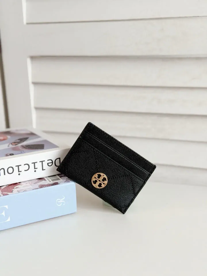 JuzBeauty_JuzBeautyMalaysia_JuzPretty_Authentic_Kbeauty_Malaysia_Skin_Care_Cosmetics_Jbeauty_Health_Care_korean_streetwear_US_Luxury_TORY BURCH 165928 Willa Soft Slim Card Case In Black 卡包4