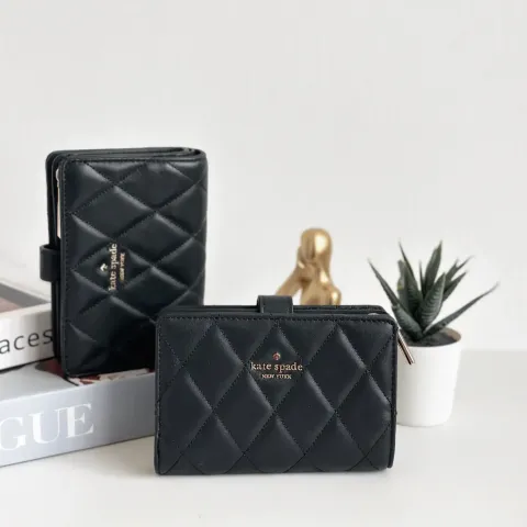 JuzBeauty_JuzBeautyMalaysia_JuzPretty_Authentic_Kbeauty_Malaysia_Skin_Care_Cosmetics_Jbeauty_Health_Care_korean_streetwear_US_Luxury_KATE SPADE K6147 Gemma Small Slim Card Holder Bing Cherry In Cream Multi 女款卡包3