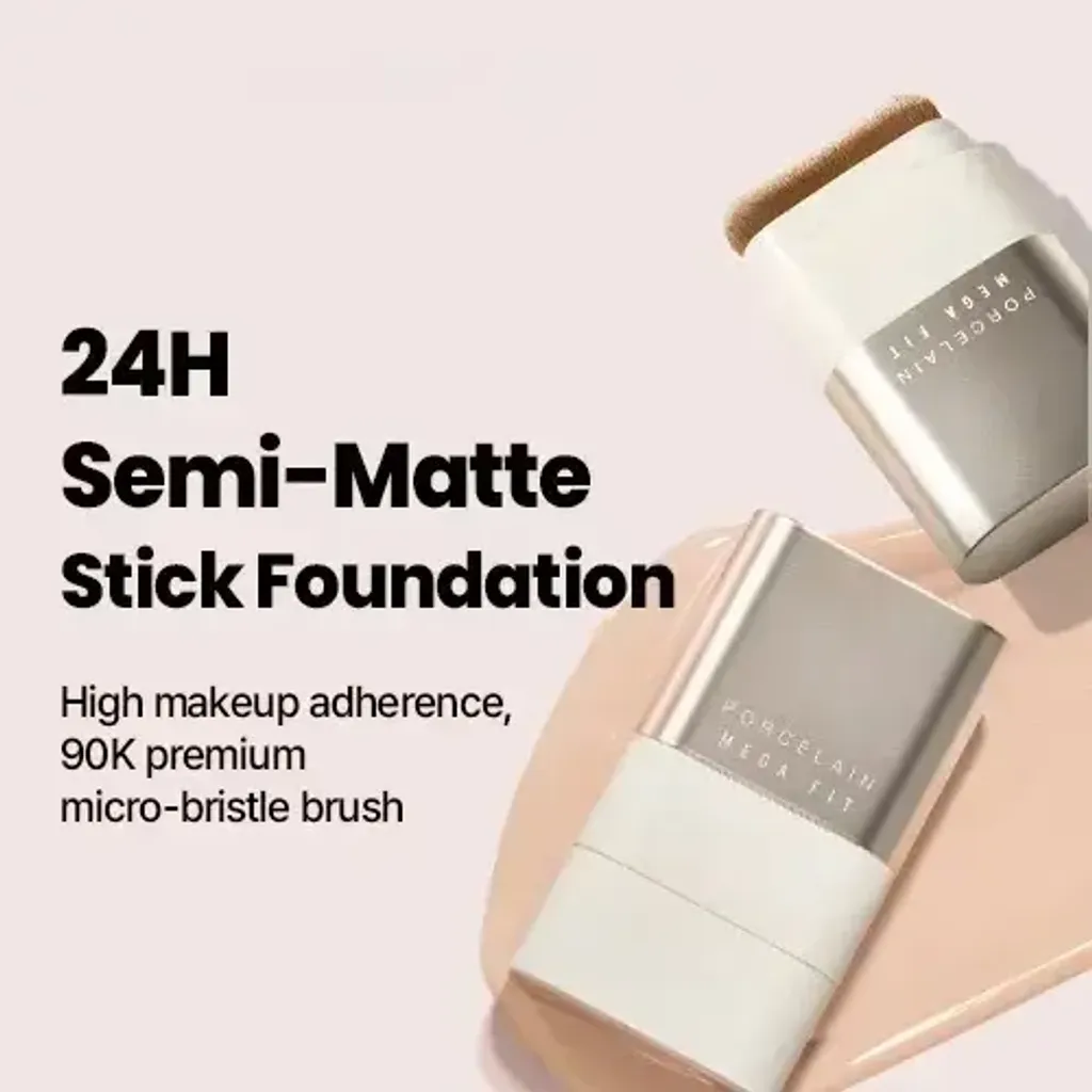 JuzBeauty-JuzBeautyMalaysia-JuzPretty-Authentic-Kbeauty-Malaysia-Skin-Care-Cosmetics-Jbeauty-Health-Care-korean-streetwear-CHOSUNGAH Mega Fit Stick Foundation Master Porcelain 陶瓷光泽粉底棒7