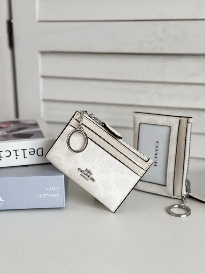 JuzBeauty_JuzBeautyMalaysia_JuzPretty_Authentic_Kbeauty_Malaysia_Skin_Care_Cosmetics_Jbeauty_Health_Care_korean_streetwear_US_Luxury_COACH CW870 Mini Skinny Id Case In Signature Canvas In White:Chalk 卡包4