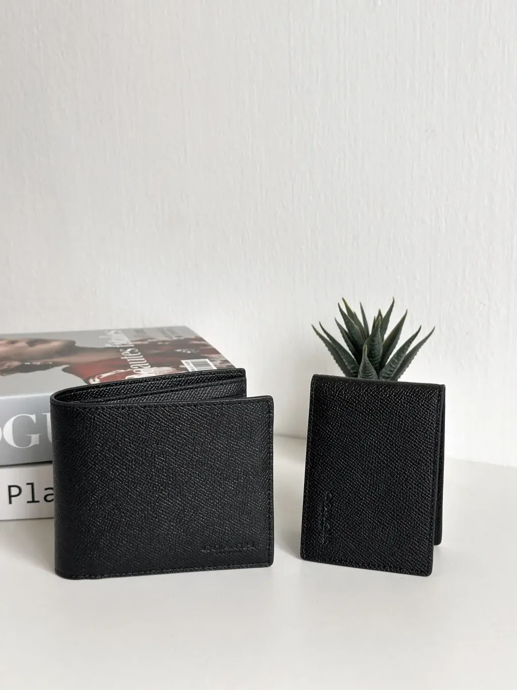 JuzBeauty_JuzBeautyMalaysia_JuzPretty_Authentic_Kbeauty_Malaysia_Skin_Care_Cosmetics_Jbeauty_Health_Care_korean_streetwear_US_COACH 3 In 1 Crossgrain C6331 Compact Wallet In Black 钱包卡包4