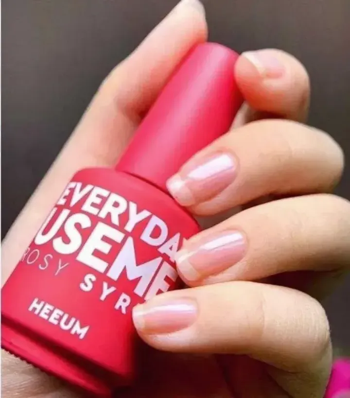 JuzBeauty_JuzBeautyMalaysia_JuzPretty_Authentic_Kbeauty_Malaysia_Skin_Care_Cosmetics_K-beauty_Health_Care_korean_streetwear_HEEUM Everyday Useme Nail Rosy Syrup 裸甲瑰蜜盾牌硬甲油6