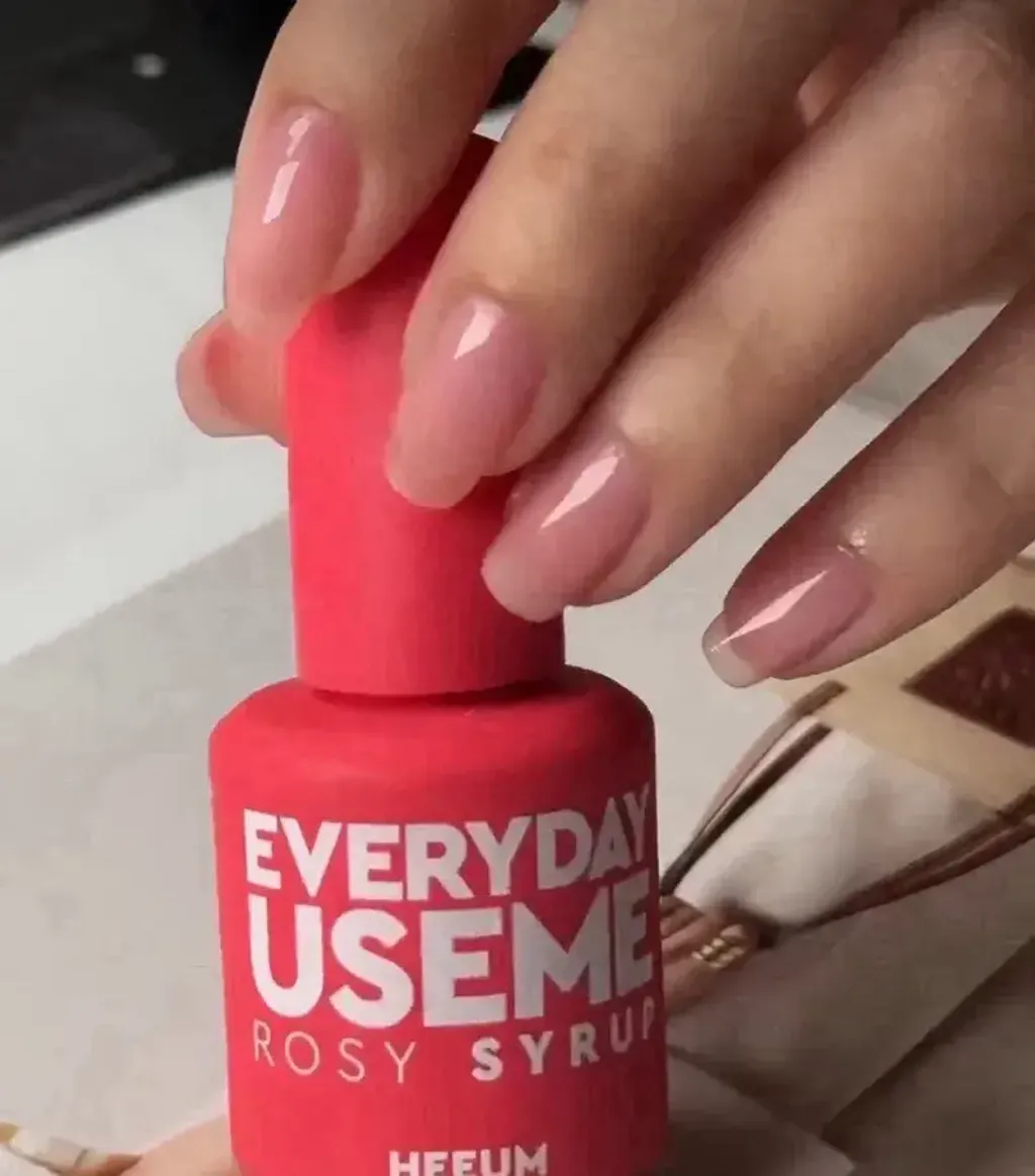 JuzBeauty_JuzBeautyMalaysia_JuzPretty_Authentic_Kbeauty_Malaysia_Skin_Care_Cosmetics_K-beauty_Health_Care_korean_streetwear_HEEUM Everyday Useme Nail Rosy Syrup 裸甲瑰蜜盾牌硬甲油5