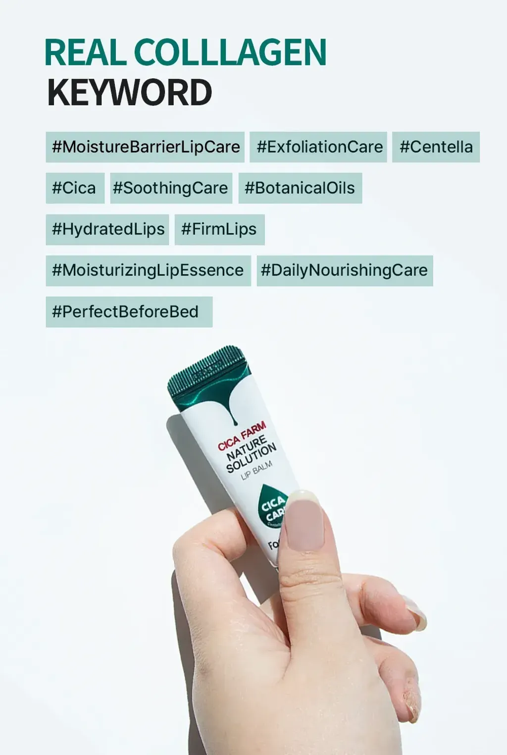 JuzBeauty_JuzBeautyMalaysia_JuzPretty_Authentic_Kbeauty_Malaysia_Skin_Care_Cosmetics_K-beauty_Health_Care_korean_streetwear_Farmstay Cica Farm Nature Solution Lip Balm 积雪草润唇膏13