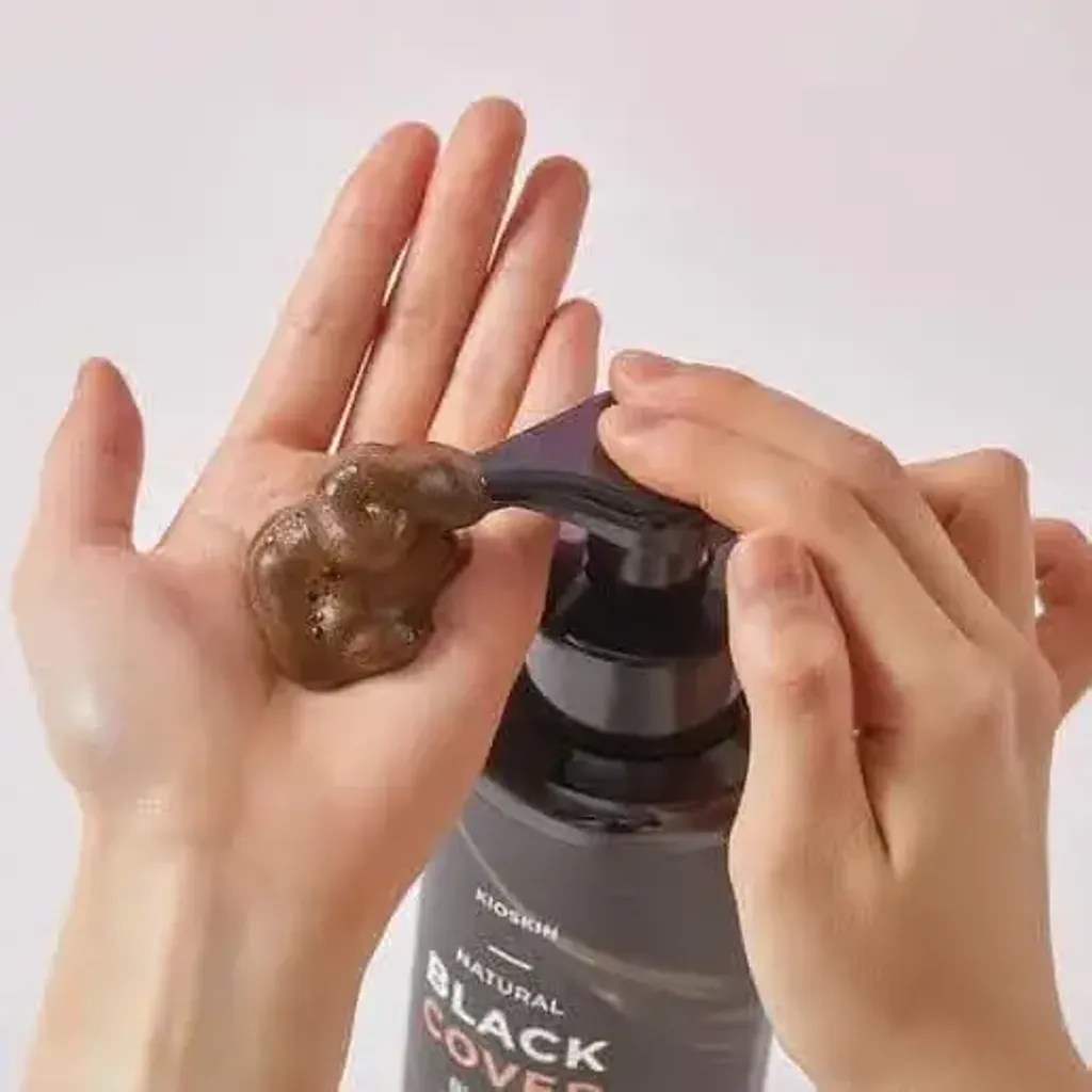 JuzBeauty_JuzBeautyMalaysia_JuzPretty_Authentic_Kbeauty_Malaysia_Skin_Care_Cosmetics_K-beauty_Health_Care_korean_streetwear_KIOSKIN Black Cover Bubble Shampoo 自然祛白乌发泡沫洗发水 3