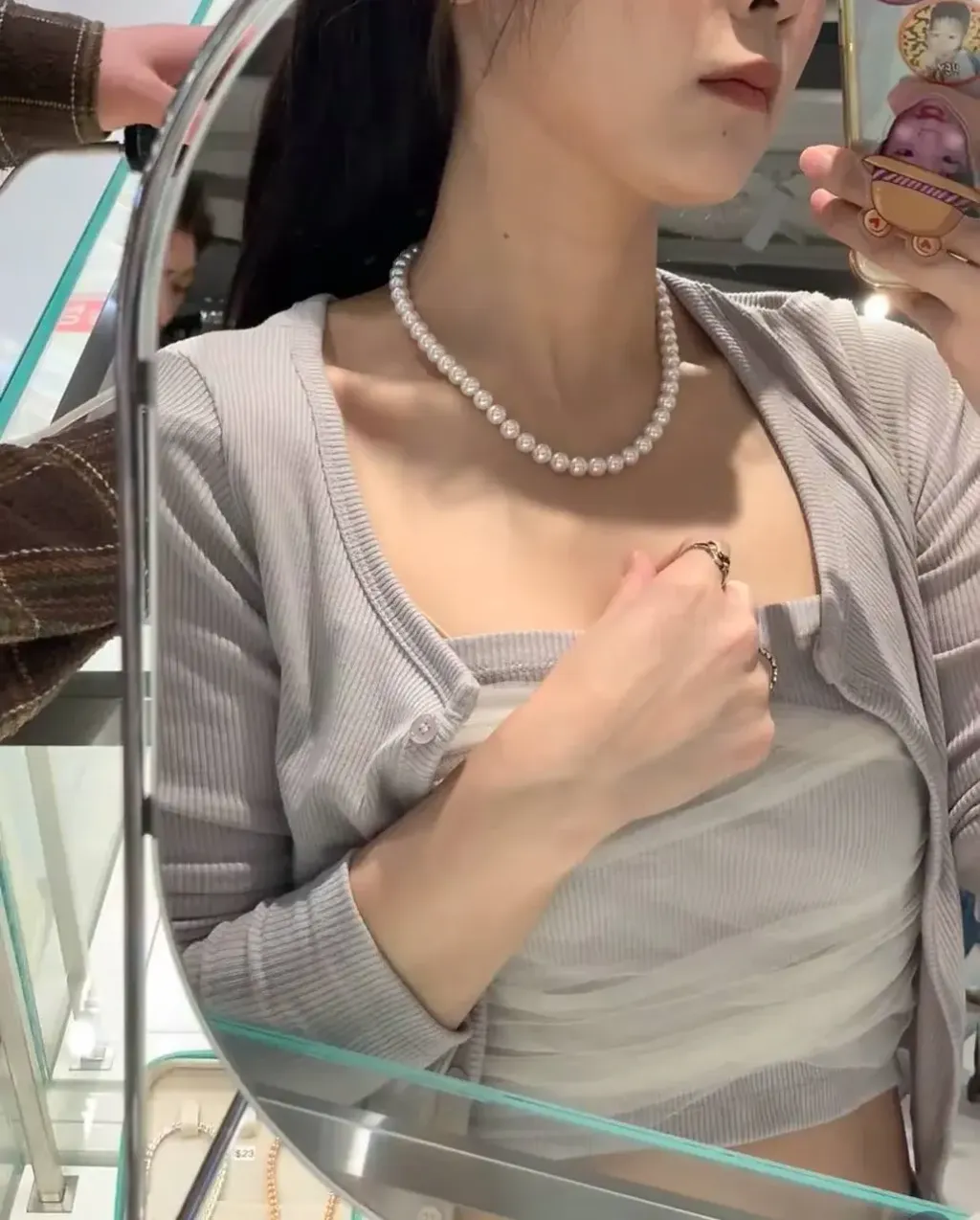 JuzBeauty-JuzBeautyMalaysia-JuzPretty-Authentic-Kbeauty-Malaysia-Skin-Care-Cosmetics-Jbeauty-Health-Care-korean-streetwear-HAESOOL Pearl Necklace 施华洛世奇珍珠项链6