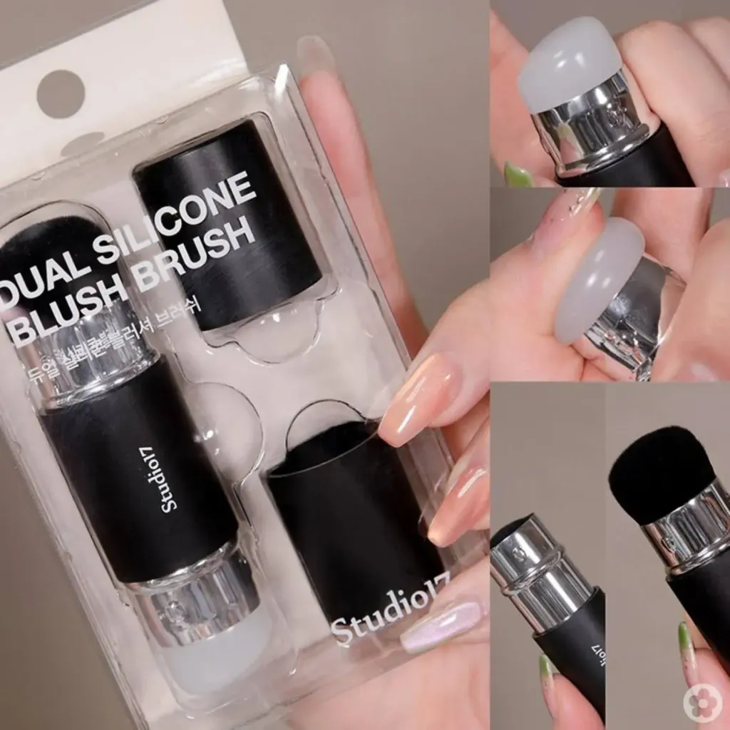 JuzBeauty_JuzBeautyMalaysia_JuzPretty_Authentic_Kbeauty_Malaysia_Skin_Care_Cosmetics_K-beauty_Health_Care_korean_streetwear_Studio17 Dual Silicone Blush Brush 双头硅胶腮红刷7