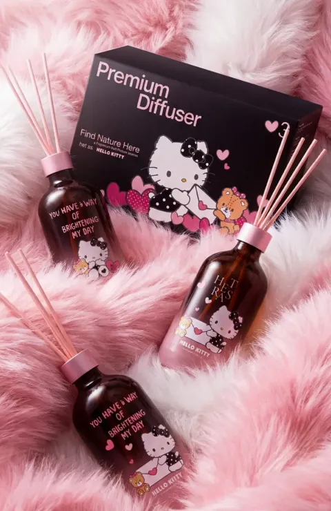 JuzBeauty_JuzBeautyMalaysia_JuzPretty_Authentic_Kbeauty_Malaysia_Skin_Care_Cosmetics_K-beauty_Health_Care_korean_streetwear_hetras x HELLO KITTY Premium Diffuser 室内扩香瓶2