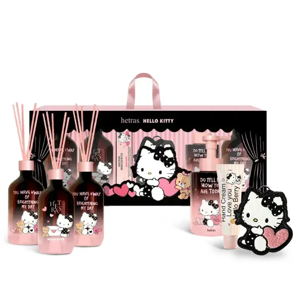 JuzBeauty_JuzBeautyMalaysia_JuzPretty_Authentic_Kbeauty_Malaysia_Skin_Care_Cosmetics_K-beauty_Health_Care_korean_streetwear_hetras. x Hello Kitty Black Limited Gift Set 限量礼盒2