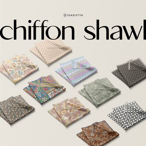 CHIFFON SHAWL