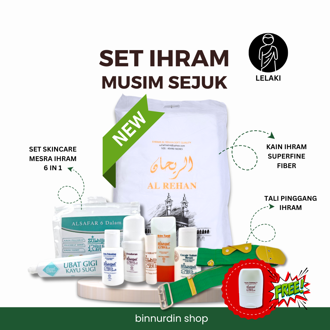 BinNurdin Butik Kelengkapan Haji dan Umrah | UMRAH SET COLLECTION - 