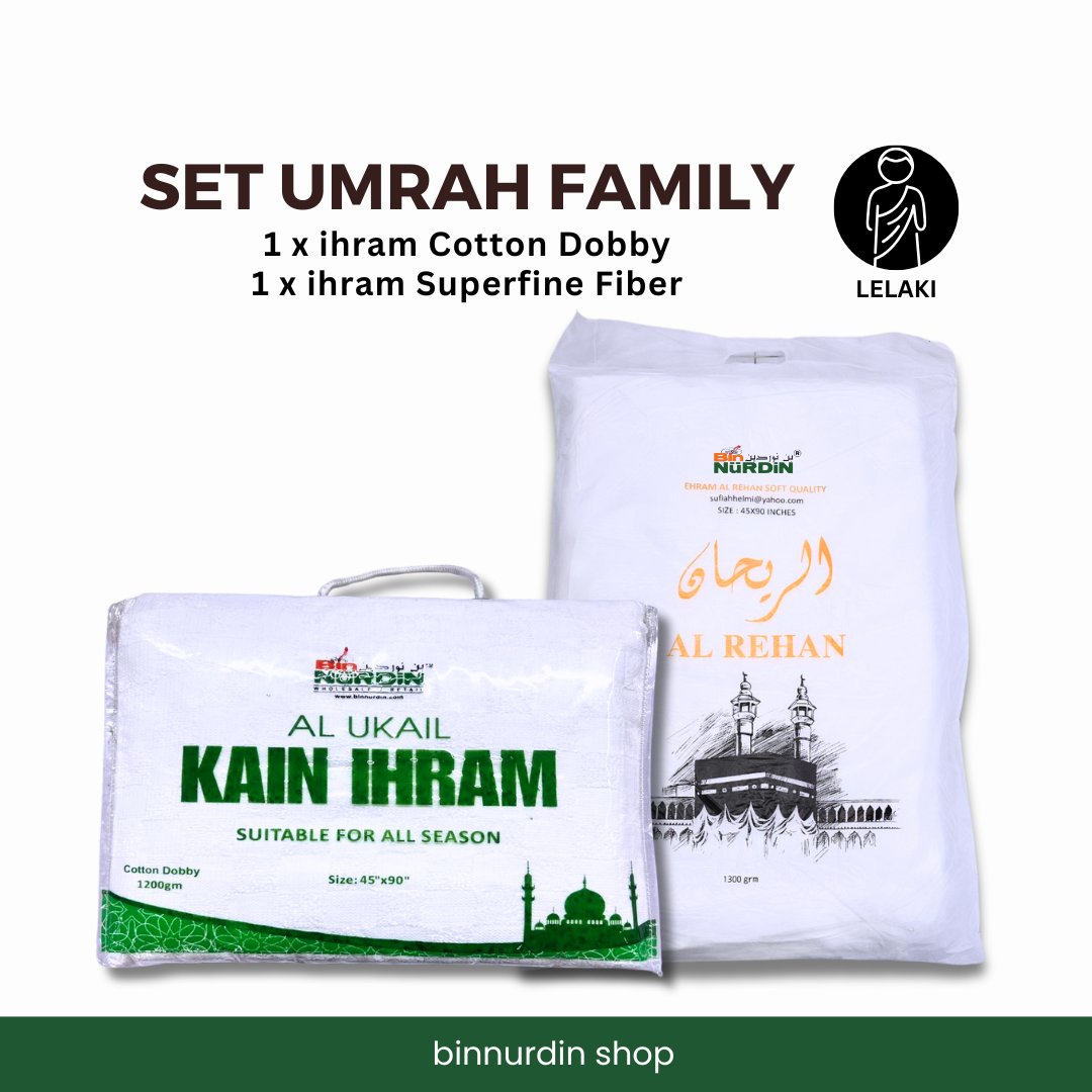 BinNurdin Butik Kelengkapan Haji dan Umrah | UMRAH SET COLLECTION - 