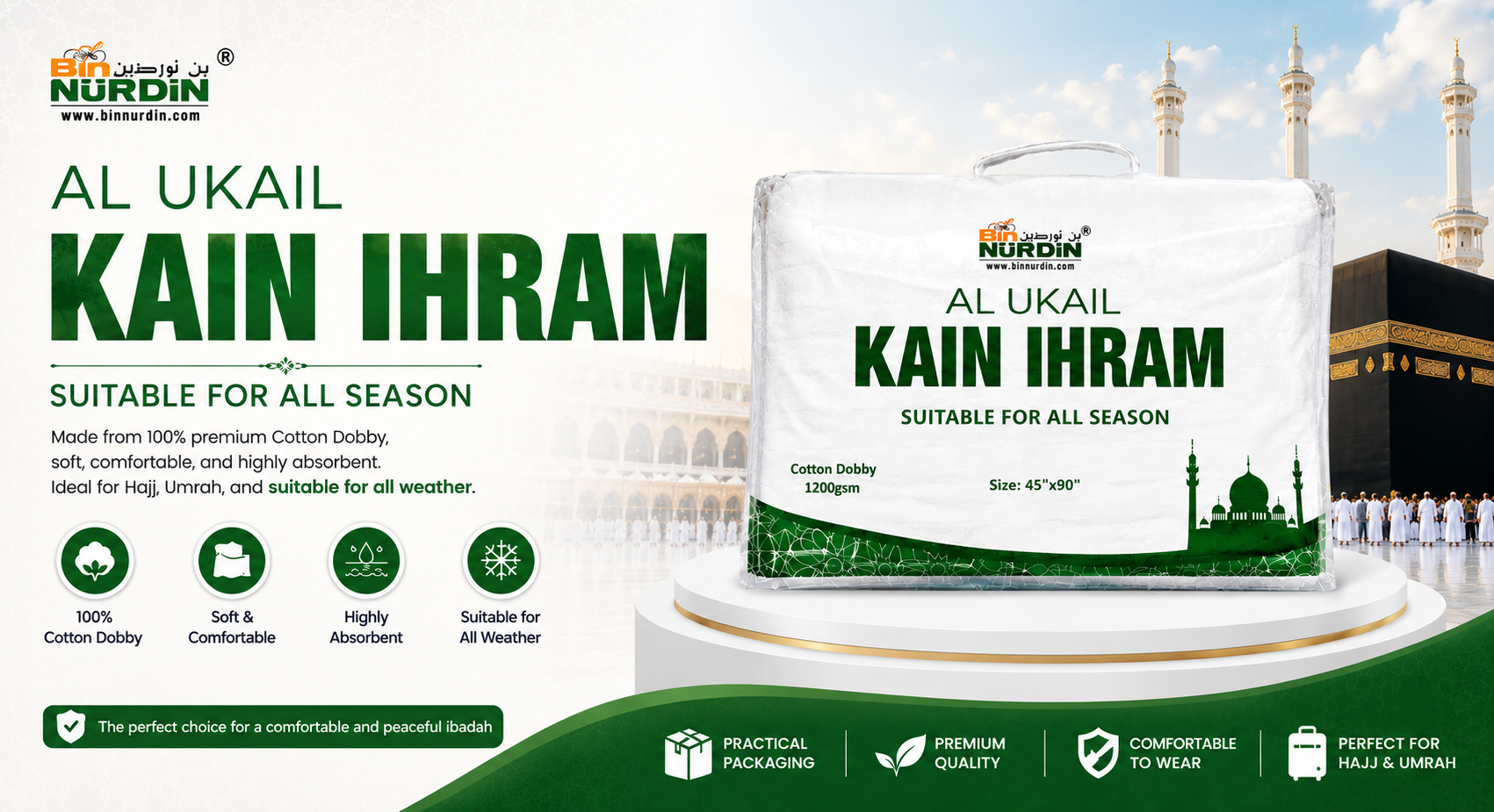 BinNurdin Butik Kelengkapan Haji dan Umrah | 