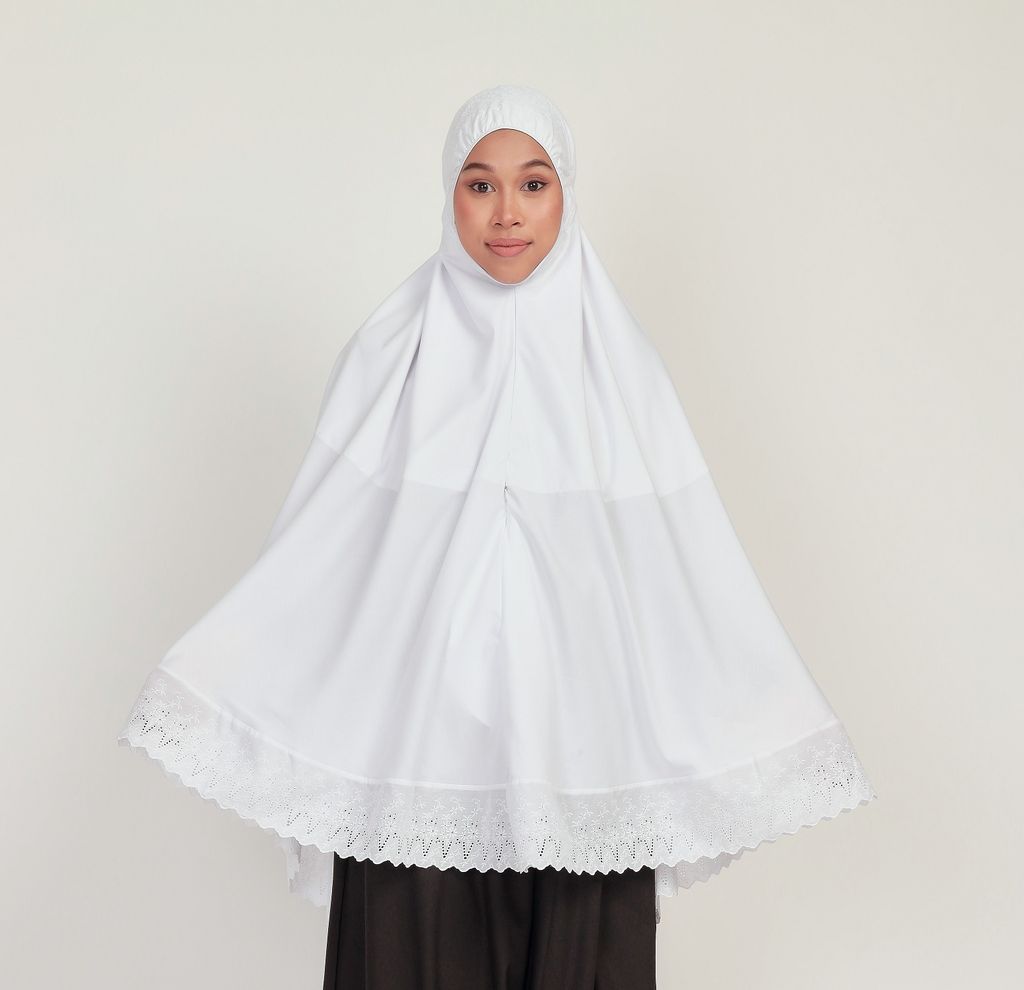 mini jasmine zip white