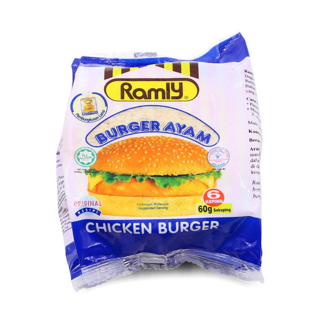 Ramly Burger Ayam 60gx6pc Ij Walk In Trading