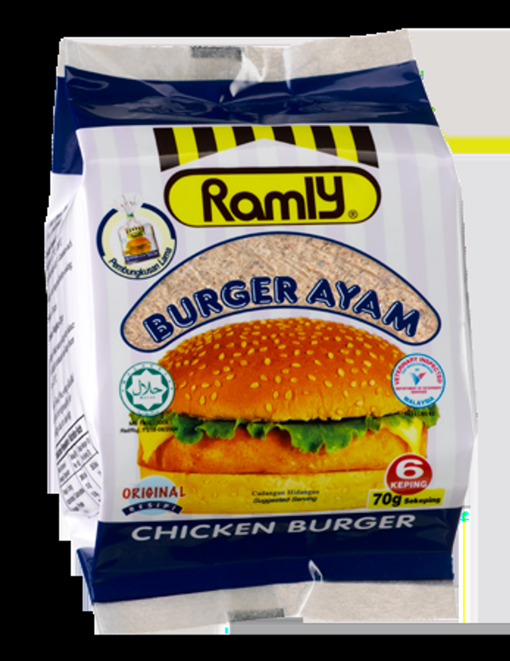 Ramly Burger Ayam 70gx6pc Ij Walk In Trading